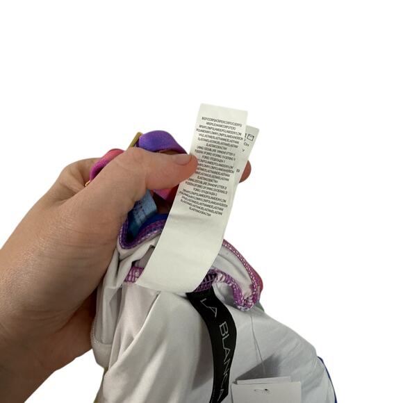 La Blanca Sunset Shores Strappy One Shoulder One Piece Swimsuit Womens Plus 18W - Picture 8 of 9